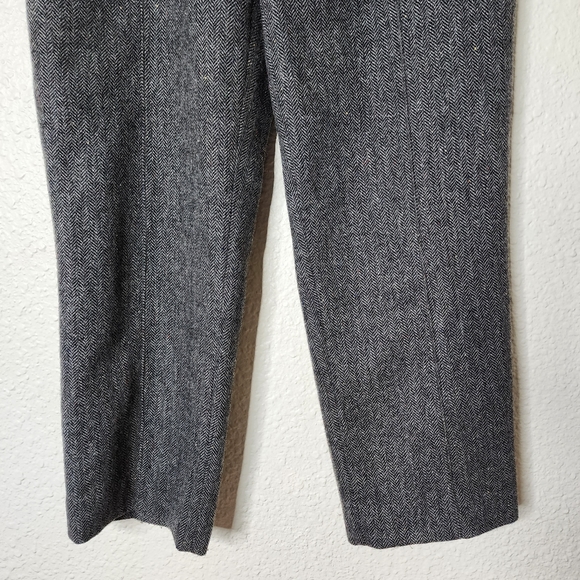 Cartonnier x Anthropologie Wool Blend Herringbone Trouser Pants Women's Size 8 - Picture 5 of 10